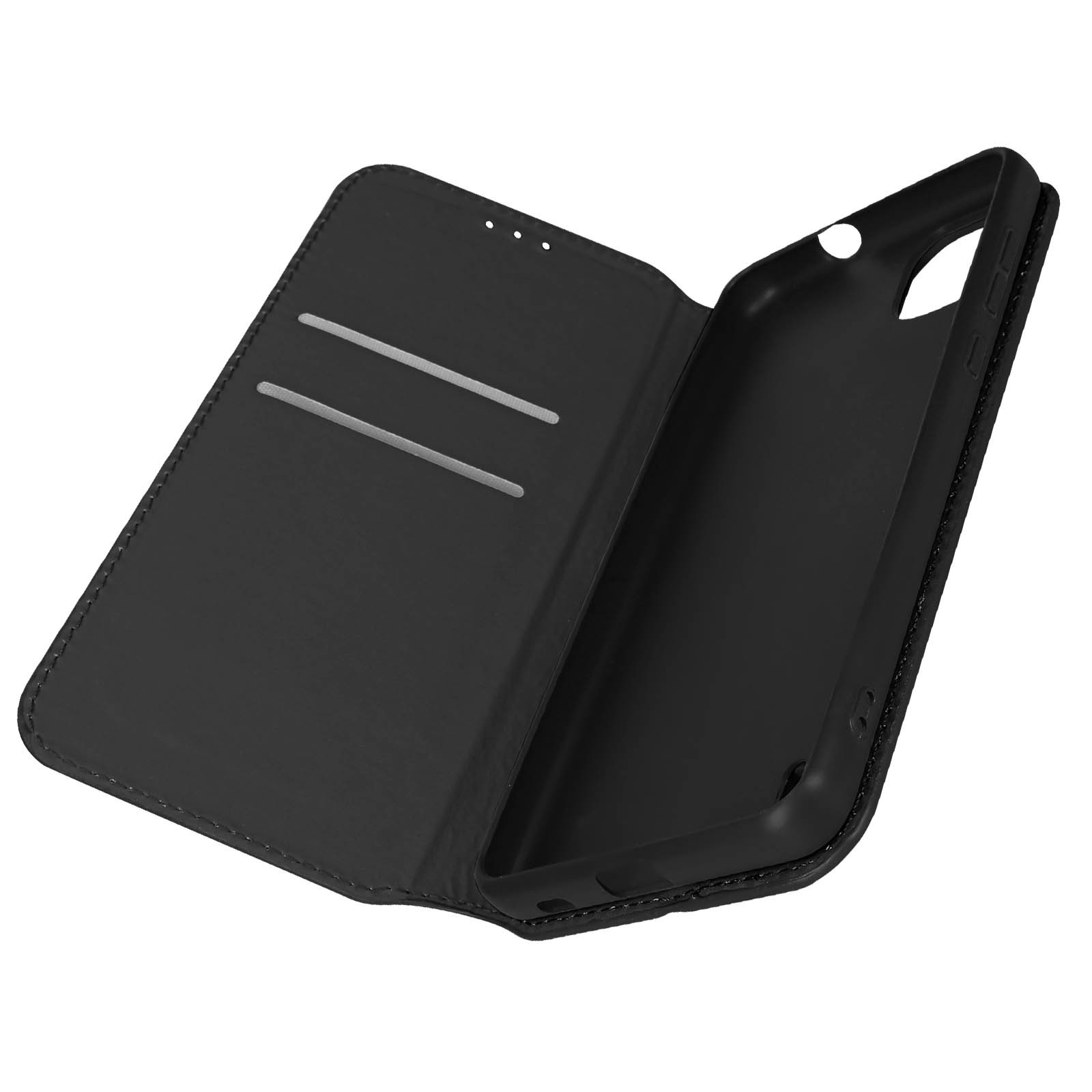 Case for Wiko Y82 Wallet Function Video Support – black