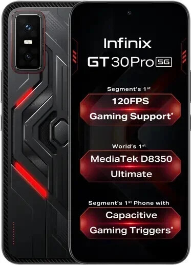 Infinix GT 30 Pro 5G+ Factory Unlocked-Dual SIM-12GB RAM GLOBAL ROM-Dark Flare