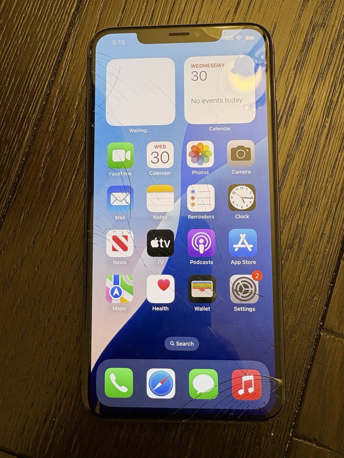 Apple iPhone XS Max – 512GB – Space Gray (Unlocked) – CRACKED, DEFECTIVE