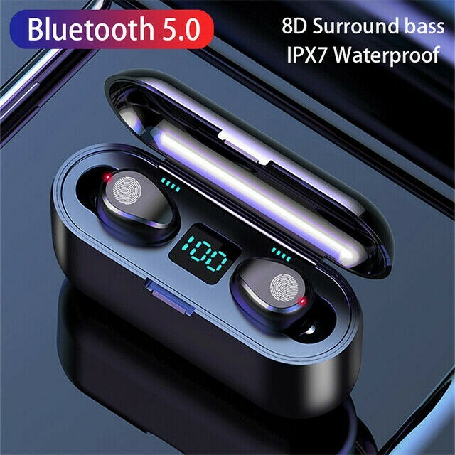 Wireless Bluetooth Earphones Touch Earbuds Waterproof for iPhone Samsung Android