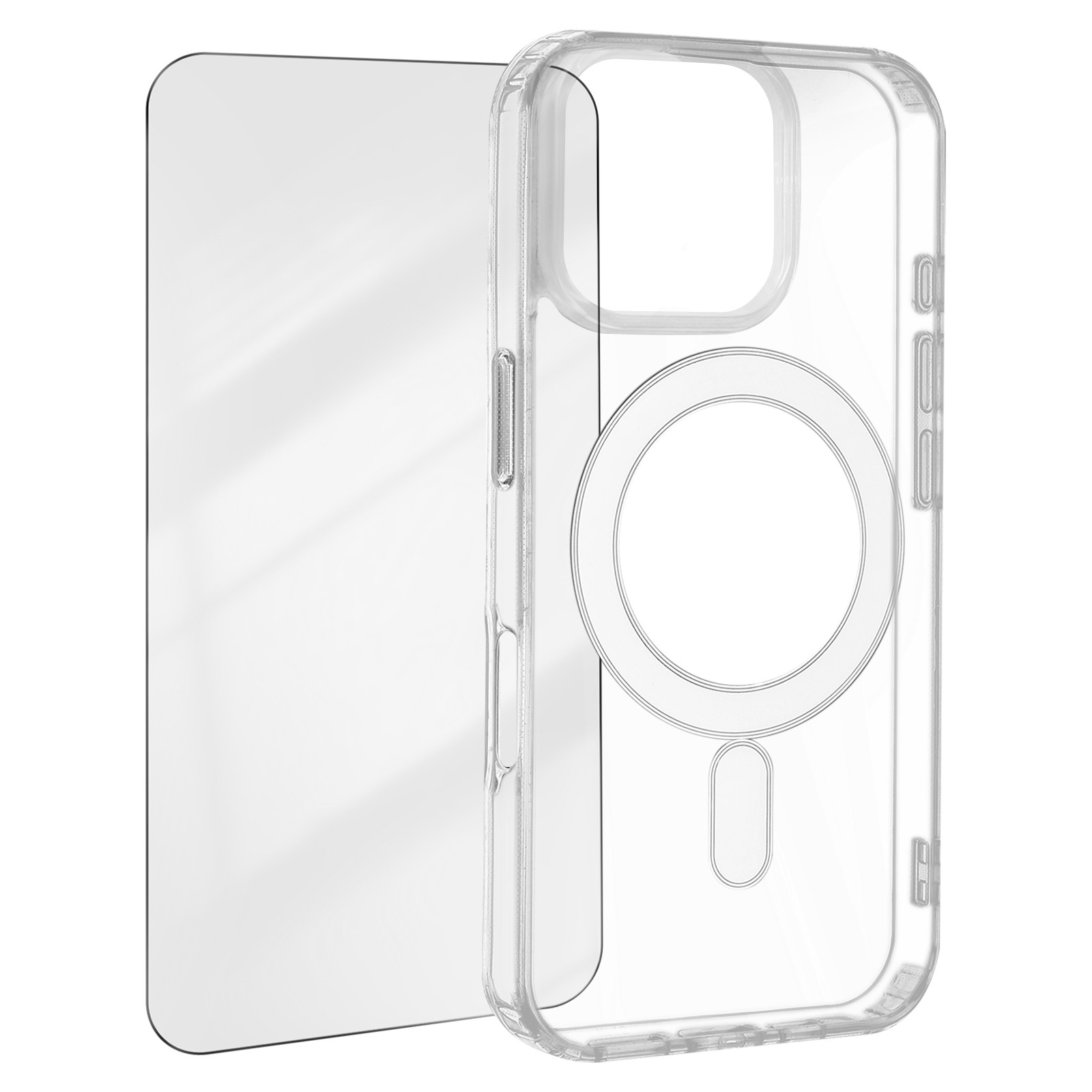 4smarts Case  for iPhone 16 Pro Max Antichoc with Tempered Glass 9H
