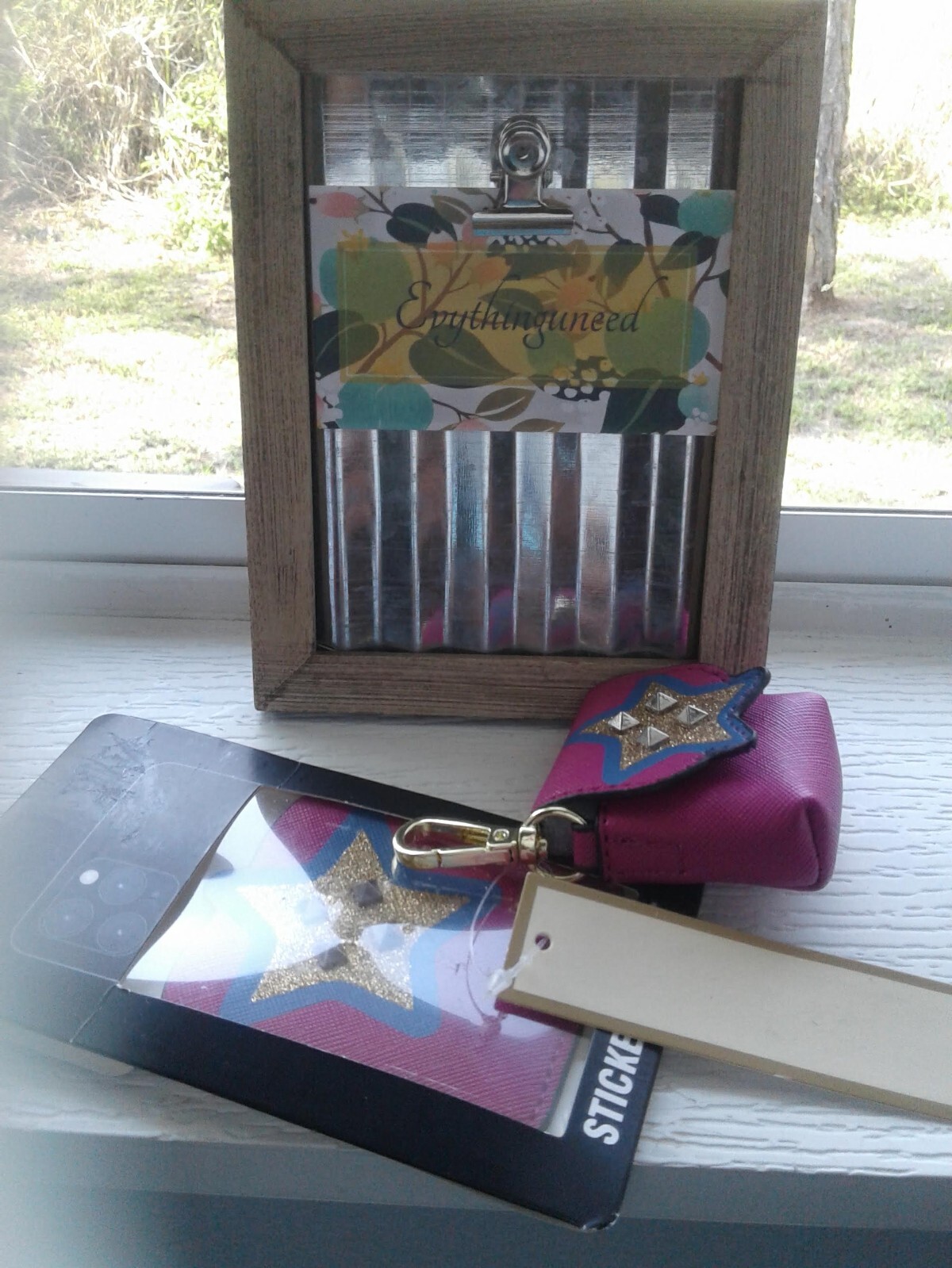 Ear Bud Case and Sticker Pocket Wallet