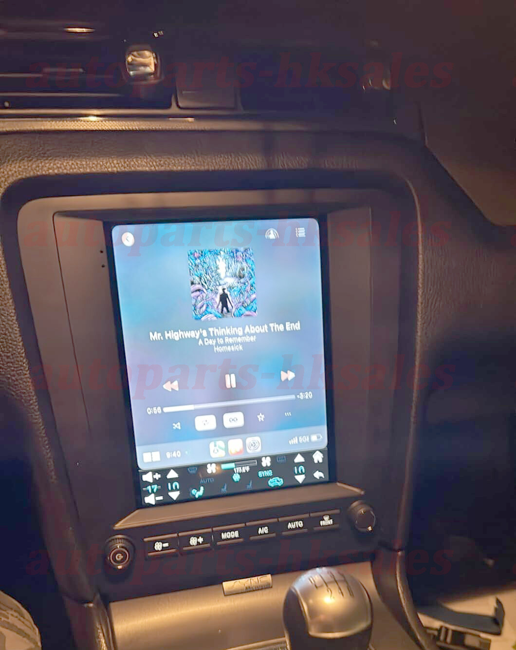 For Ford Mustang 2010-2014 Apple CarPlay Android 13 Car Stereo Radio GPS WIFI FM