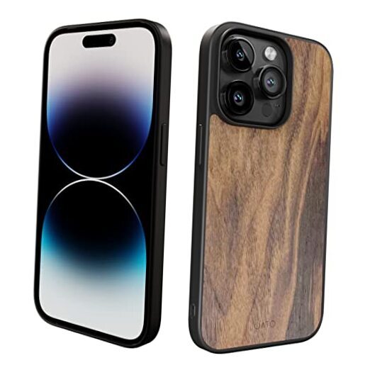 iPhone 14 Pro Max For iPhone 14 Pro Max (6.7″) Real Walnut Wood – 14 Pro Max