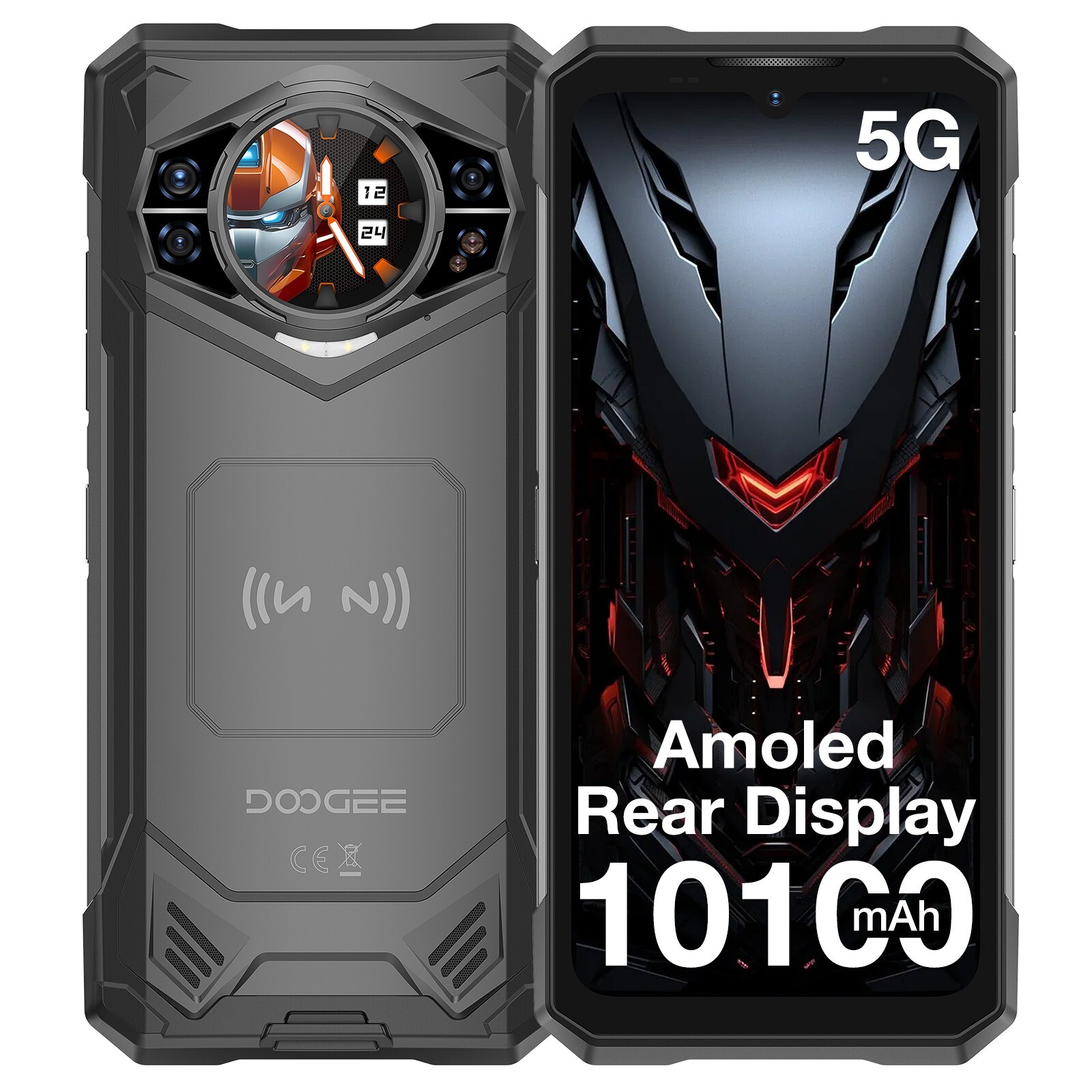 DOOGEE S200 X (2025) 5G Rugged Phone,32GB+512GB/TF 2TB, Android 14 Rugged Phone