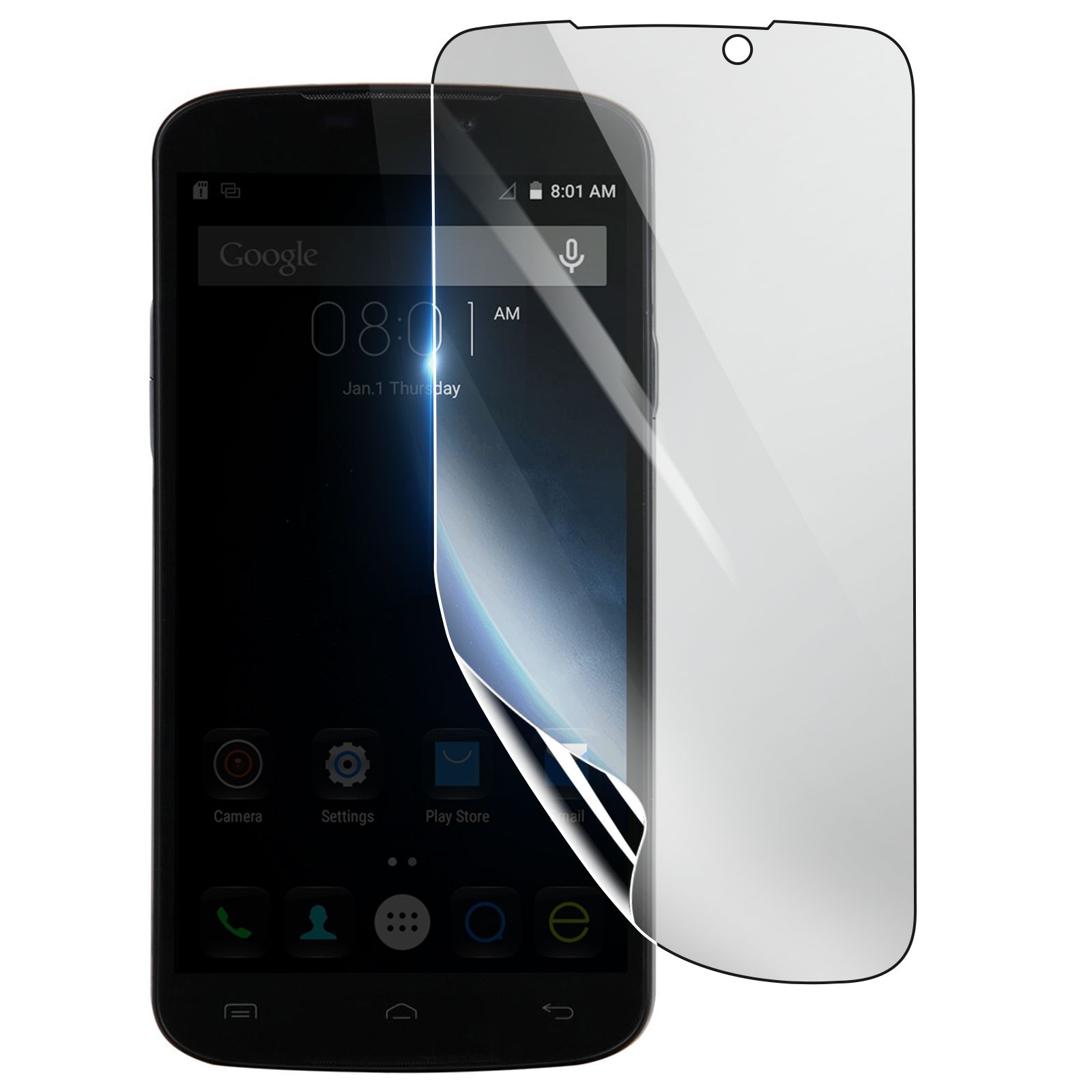 3mk Shockproof Hydrogel Screen Protector for Doogee X6, Transparent