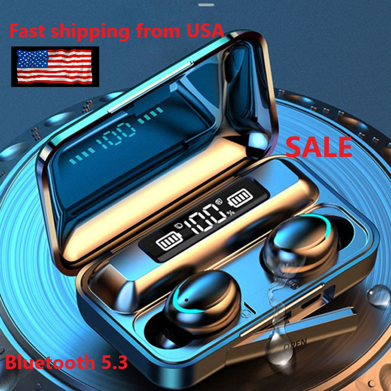 Bluetooth Earbuds TWS 5.3 all phones laptop tablet Wireless Earphone  Waterproof