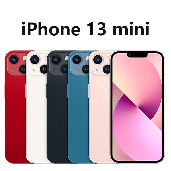 New Apple iPhone 13 mini 5G 128GB/256GB Unlocked GSM+CDMA Smartphone 5.4″