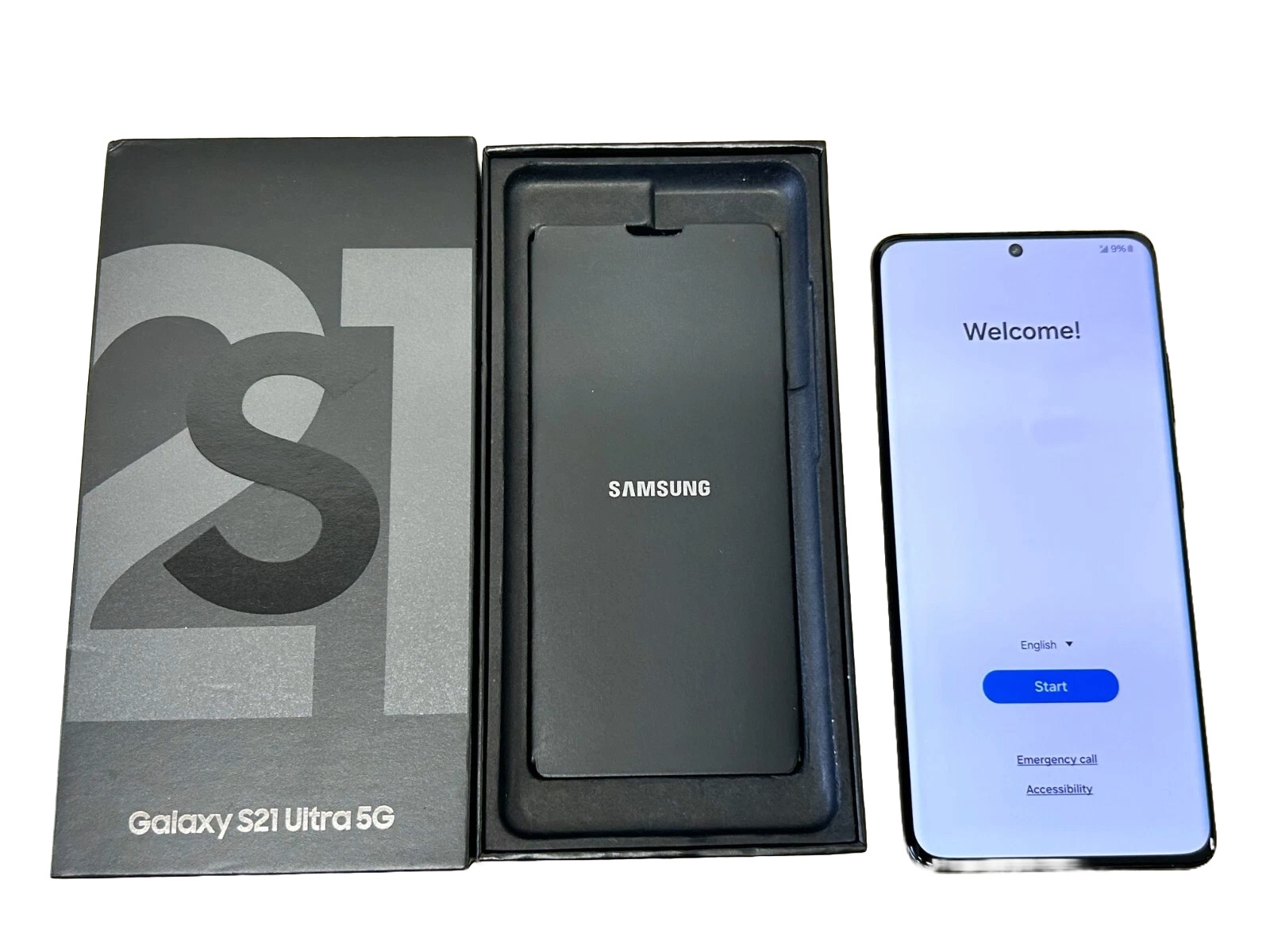 Samsung Galaxy S21 Ultra 5G SM-G998U 128GB 256GB Factory Unlocked 6.8″ Excellent