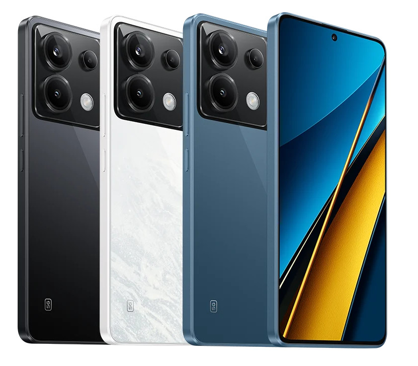 Xiaomi Poco X6 5G White – 12GB RAM – 256GB ROM – Unlocked – Global Version – NEW