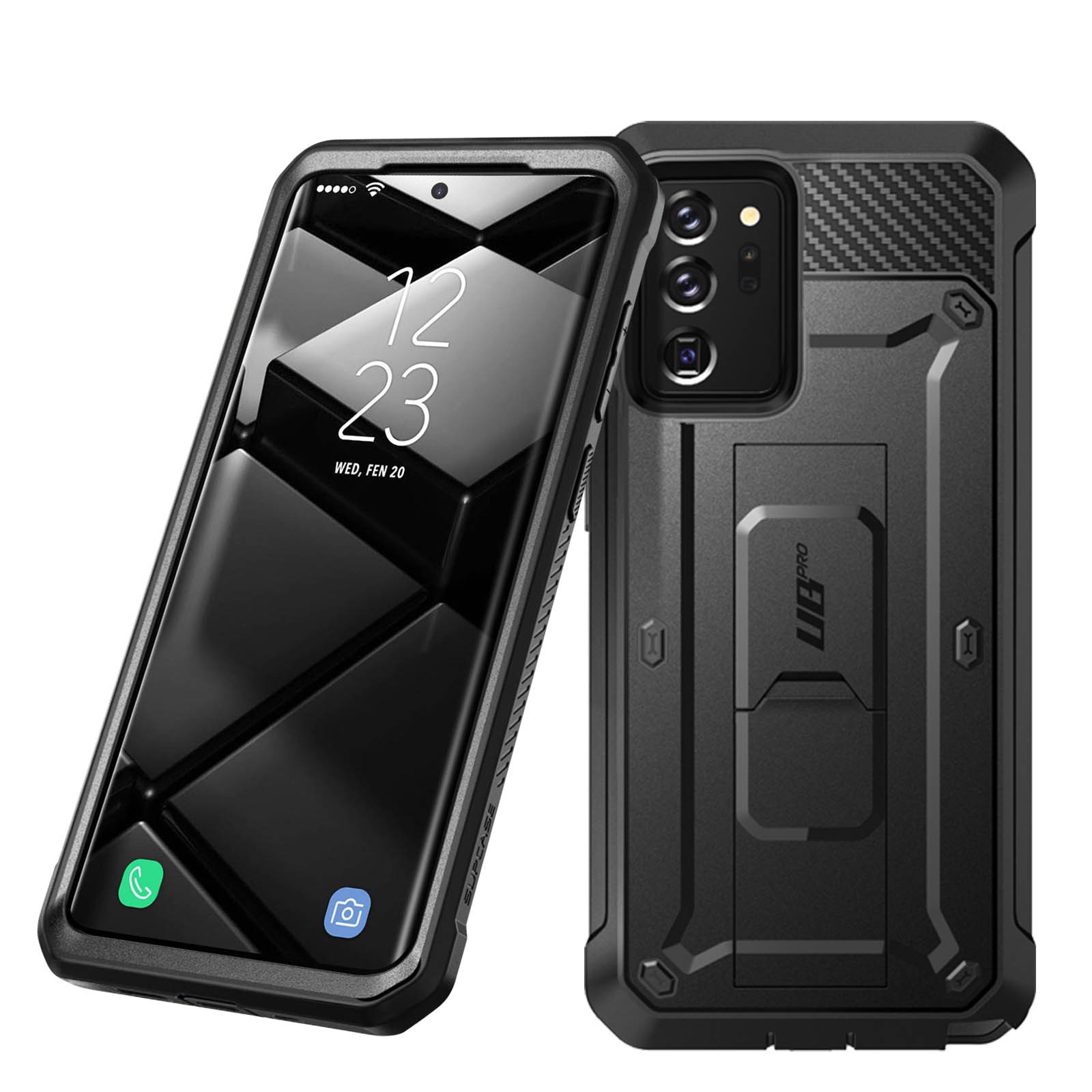 Case for Galaxy Note 20 Ultra Belt Clip Unicorn Beatle Pro Supcase Black