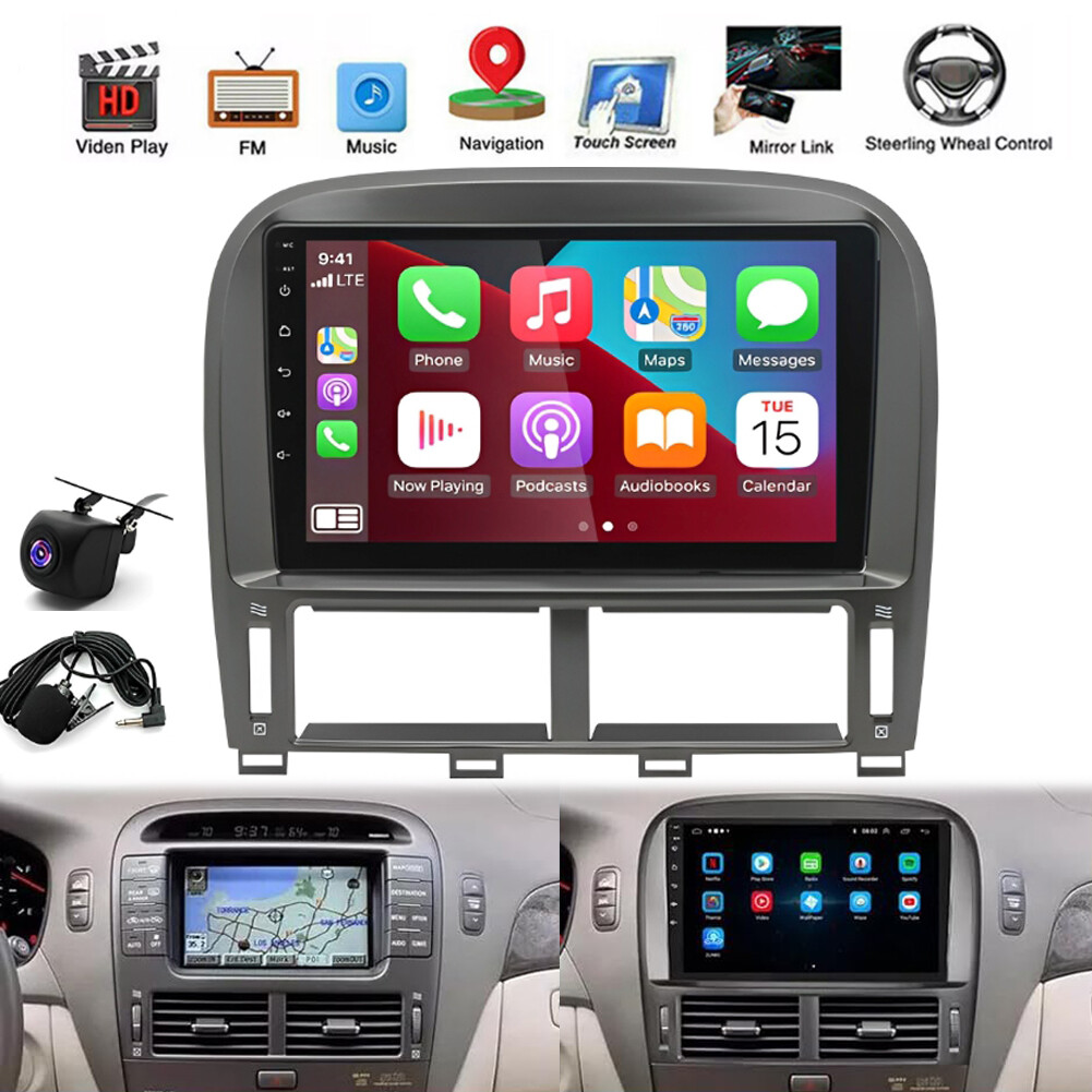 For 2001-2006 Lexus LS430 Android 13 Fit for Carplay GPS Navi Car Stereo Radio