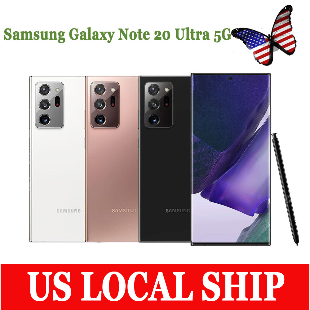 NEW-Sealed Samsung Galaxy Note 20 Ultra 5G N986U 128GB Fully Unlocked 6.9″ 108MP