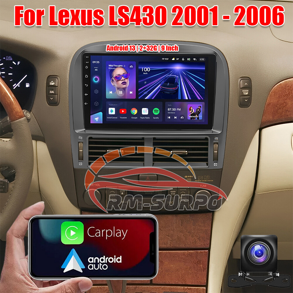 Para LEXUS LS430 2001-2006 Radio estéreo de coche Reproductor GPS Wifi