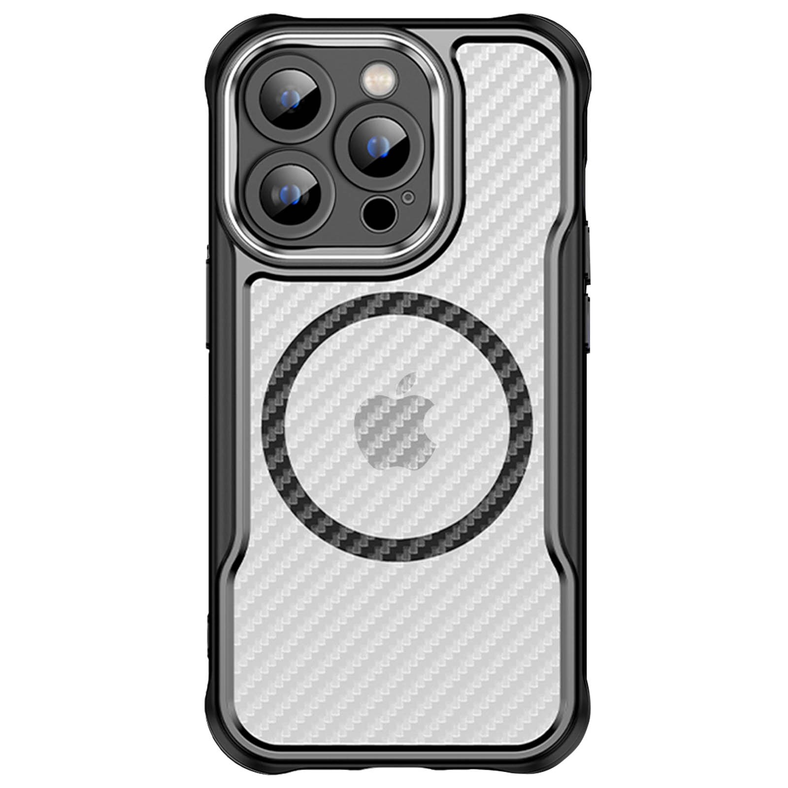 Avizar Case for iPhone 14 Pro Max  Antichoc Reinforced Carbon Back
