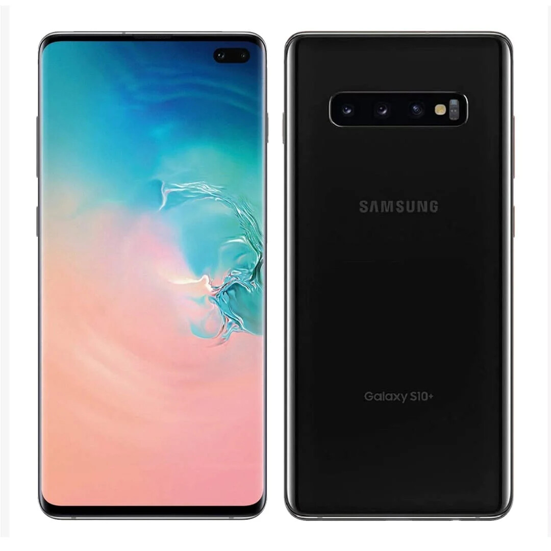 Samsung Galaxy S10 SM-G973U Unlocked 128GB Prism Black C Light Burn