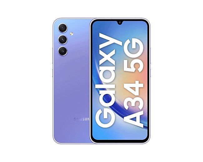 Samsung Galaxy A34 5G SM-A346M/N 128GB – Violet – Locked to Unknown Carrier