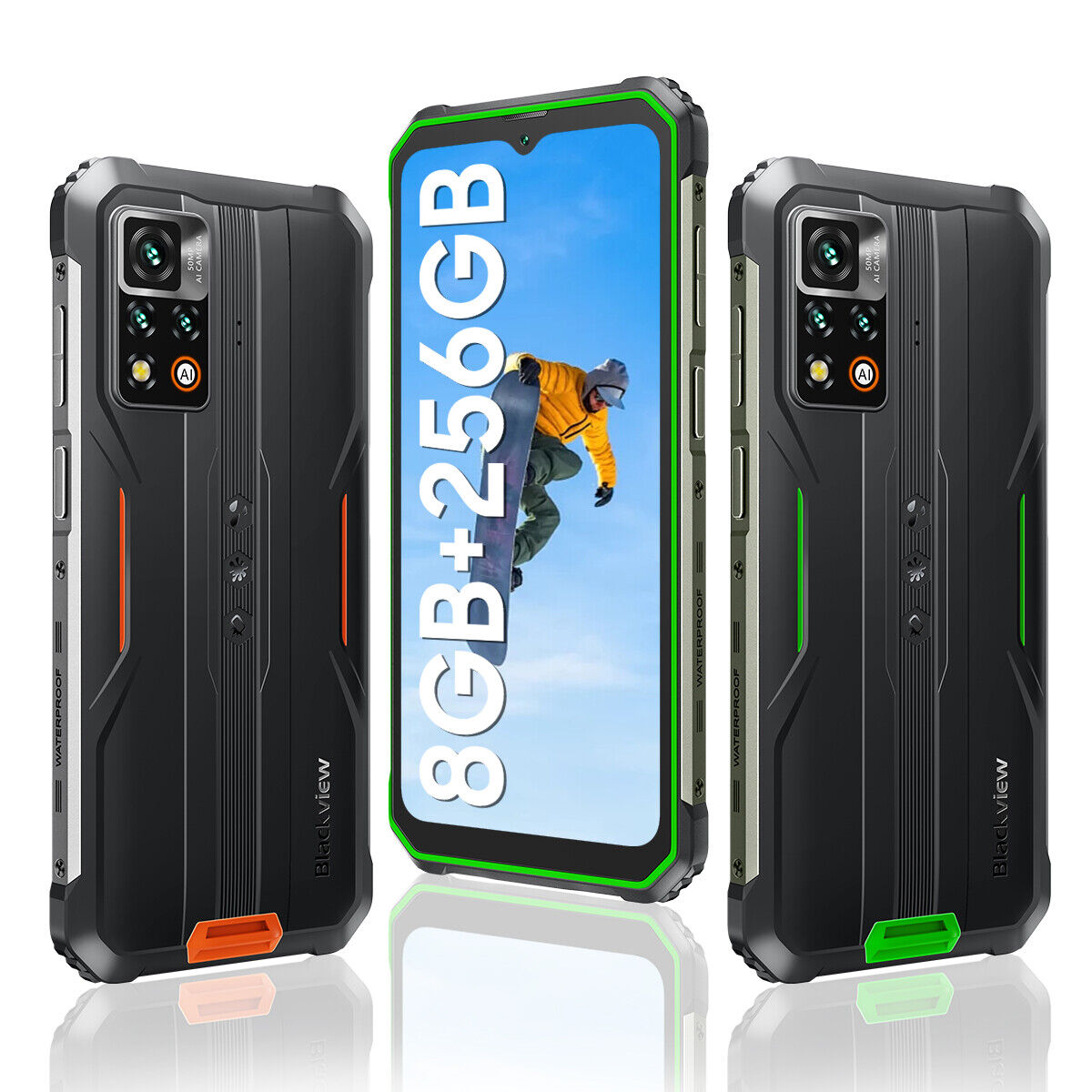 Blackview BV9200 4G Rugged Smartphone 14GB+256GB 66W Fast Charging 50MP+16MP NFC