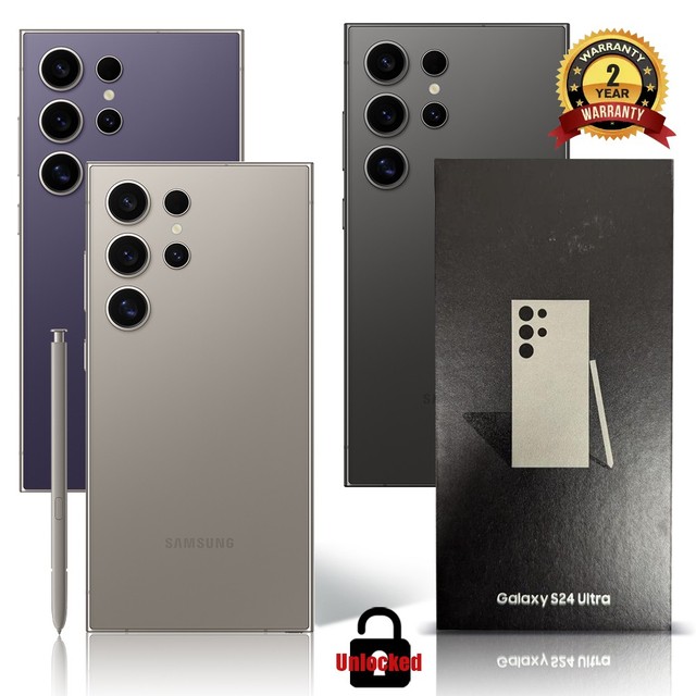 FACTORY NEW SAMSUNG GALAXY S24 ULTRA 5G SM-S928U 512GB/256 UNLOCKED ALL GSM CDMA