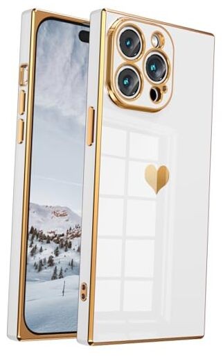 Case for iPhone 13 Pro Max Case,Cute Aesthetic Camera Lens Protection