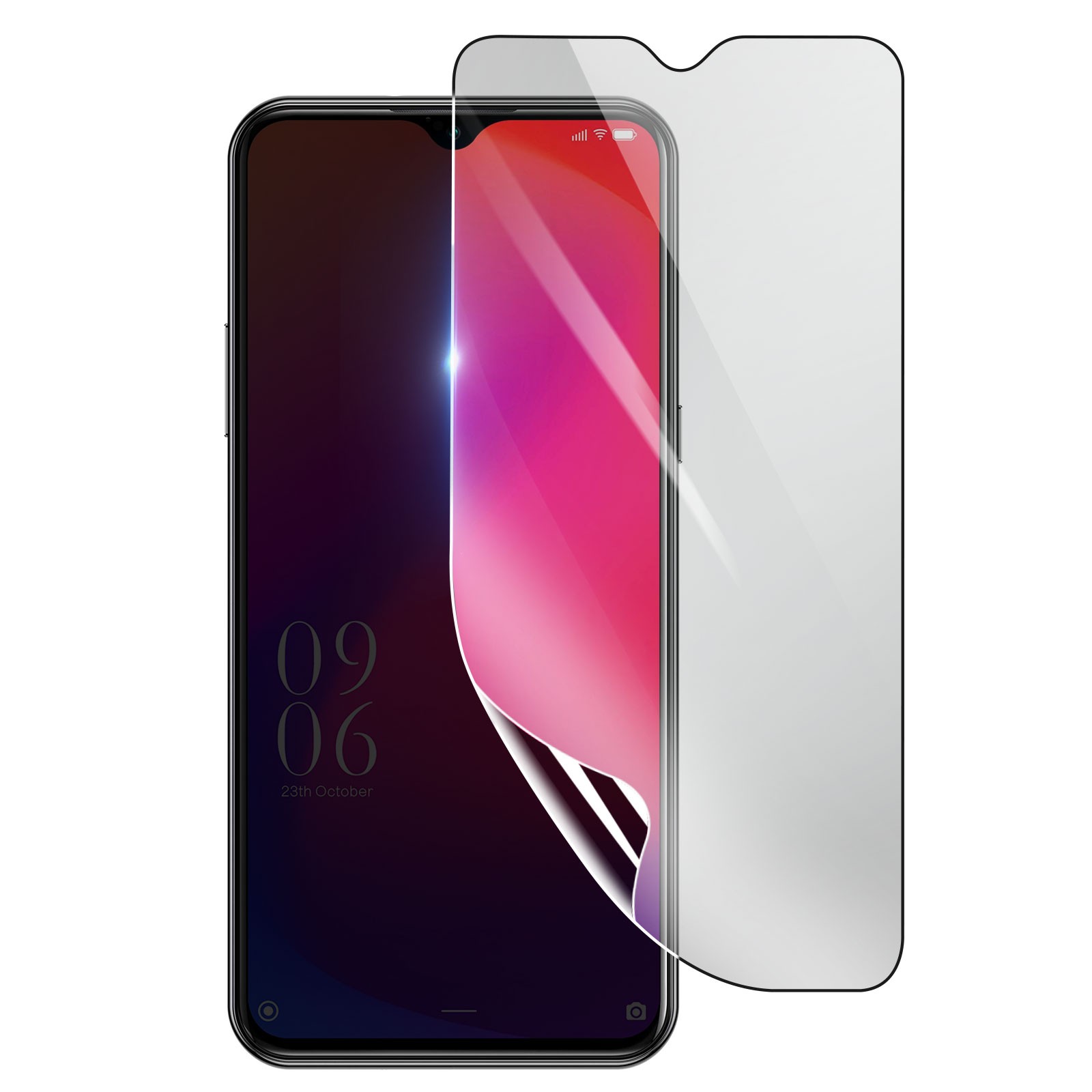 3mk Shockproof Hydrogel Screen Protector for Doogee X95, Transparent