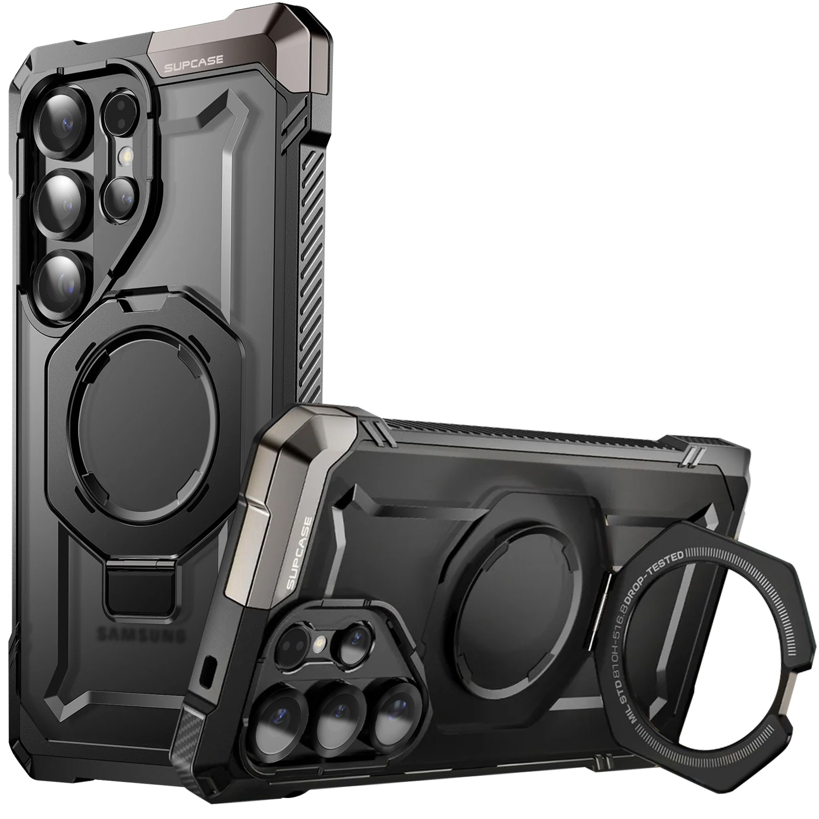 Supcase Case for S25 Ultra Shockproof Ring  Video Support