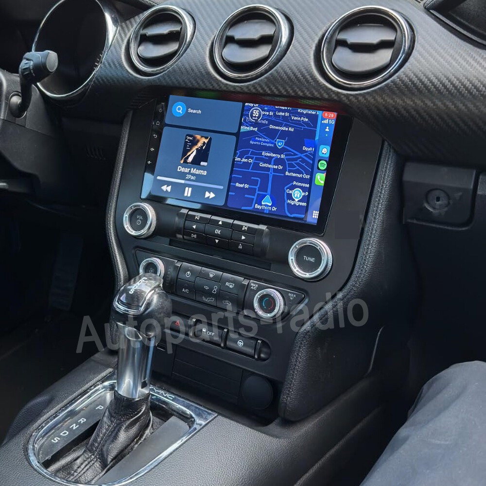 For Ford Mustang 2015-2021 Carplay Android 13 Car Stereo Radio GPS Navi +Camera