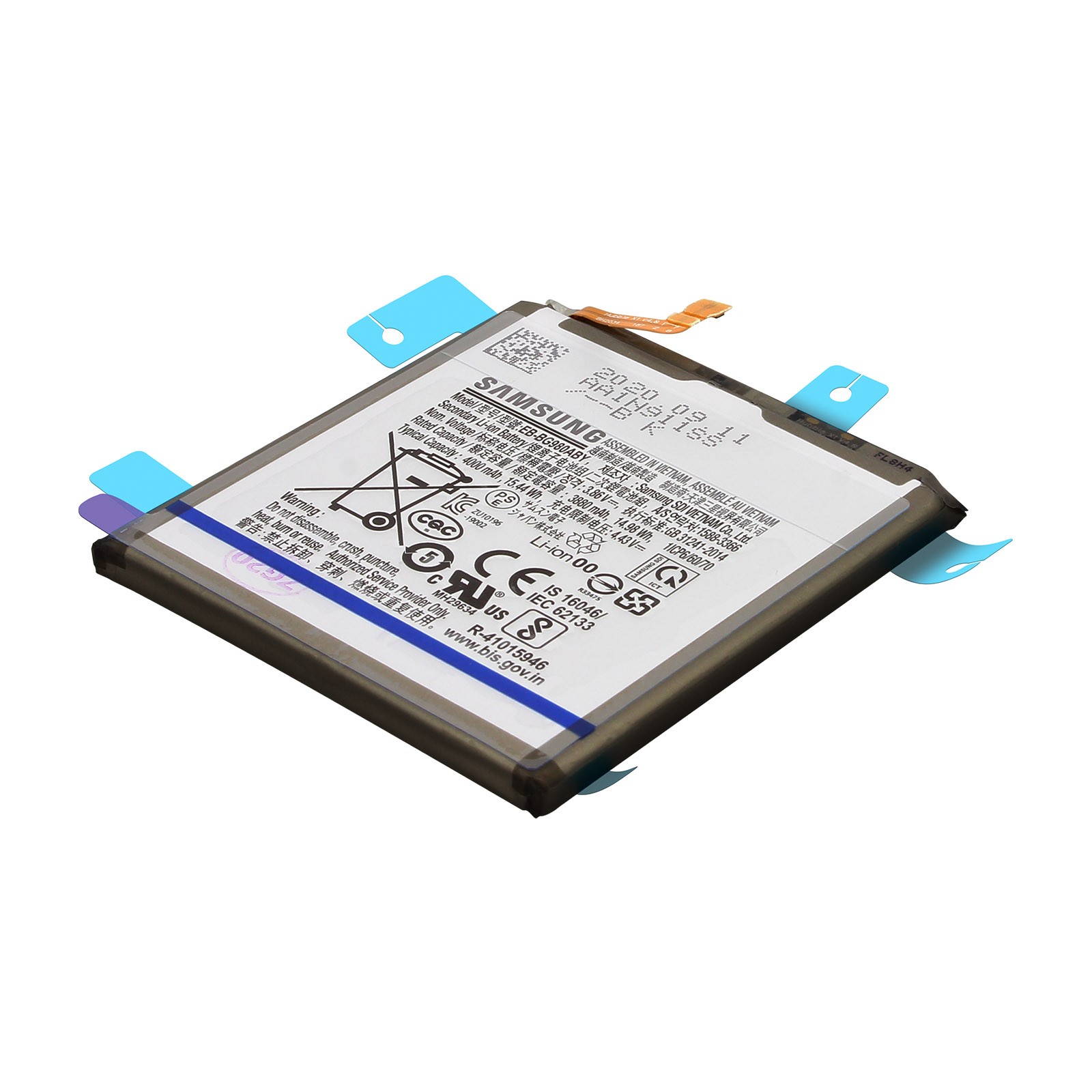 Internal Battery Galaxy S20 4000mAh Original EB-BG980ABY Service Pack