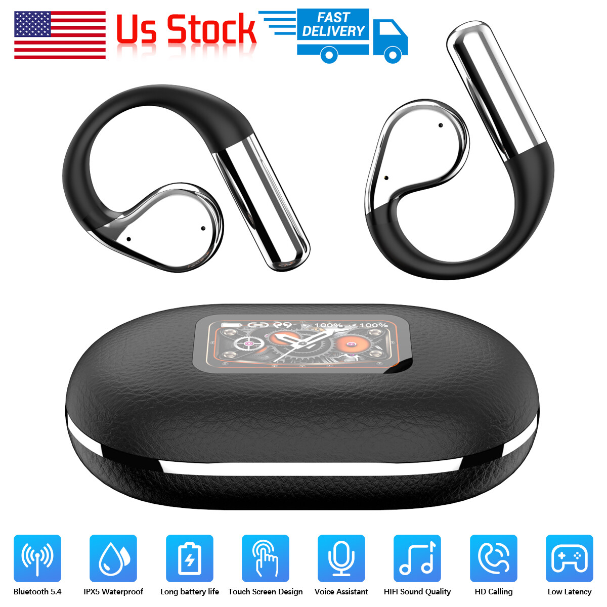 Bluetooth Earbuds TWS 5.4 Wireless headphones Earphone Waterproof For All Phones