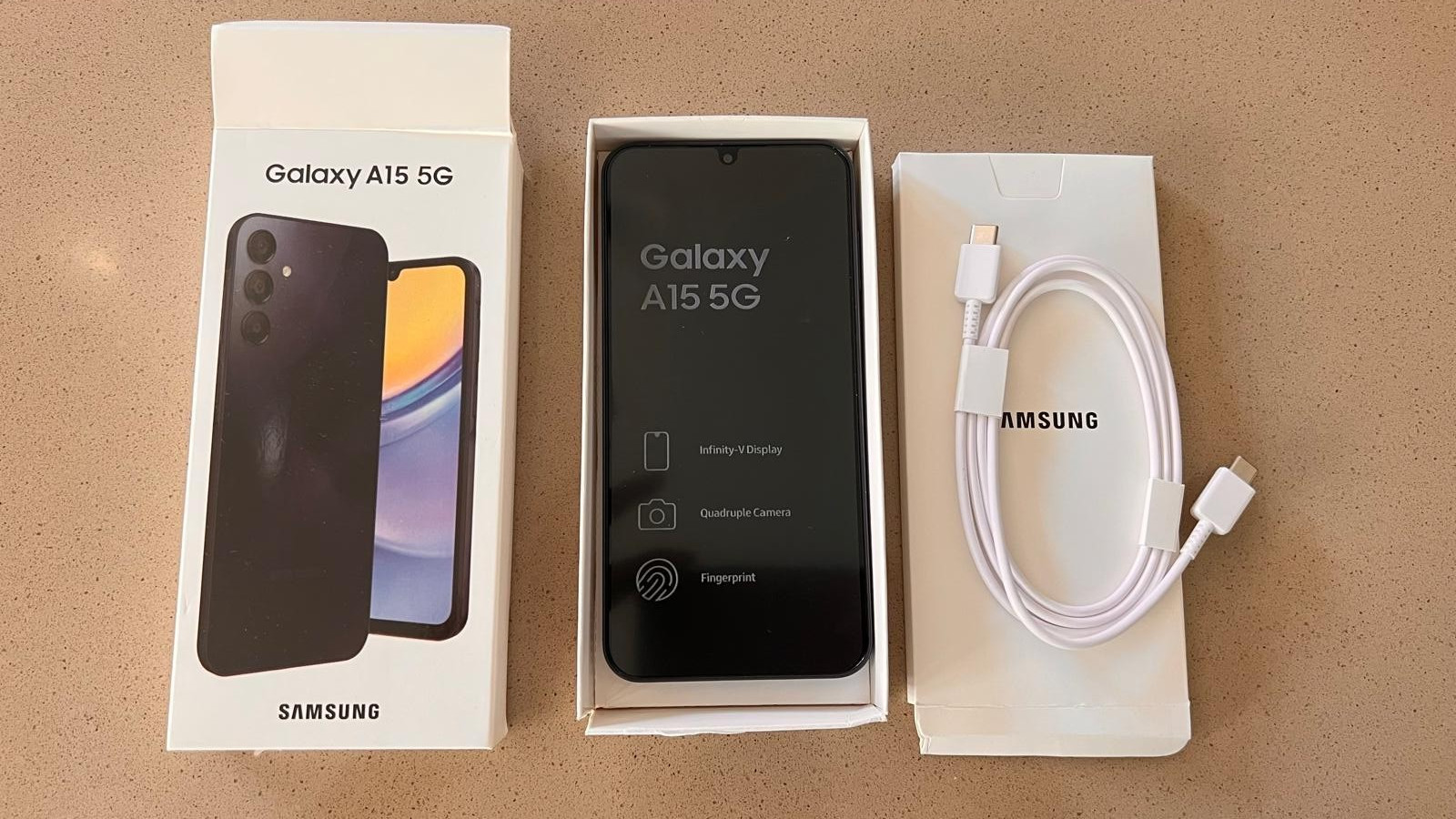 NEW UNLOCKED Samsung Galaxy A15 5G SM-A156 128GB Blue Black ATT Verizon T-Mobile
