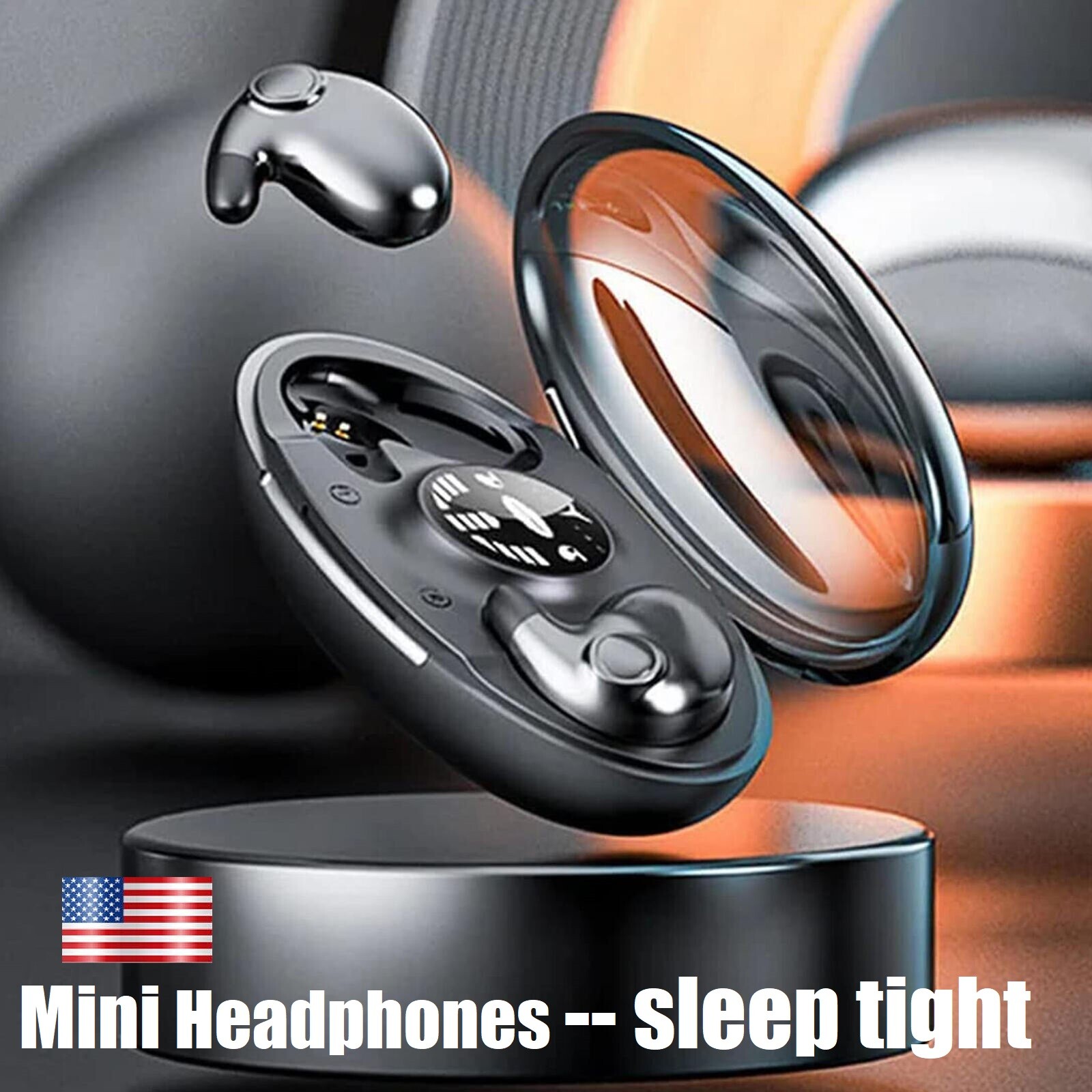 Bluetooth Earbud Headset TWS 5.3 Wireless Earphone Invisible for All Phone USA