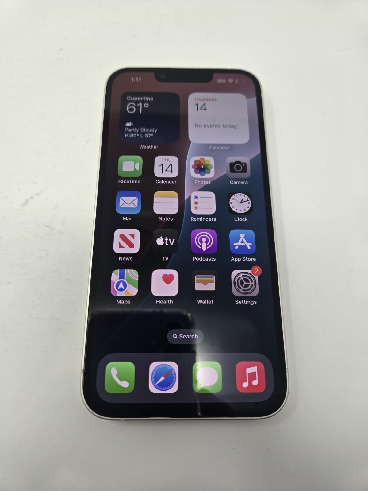Apple iPhone 14 – 256GB – Starlight  – Verizon – Check ESN