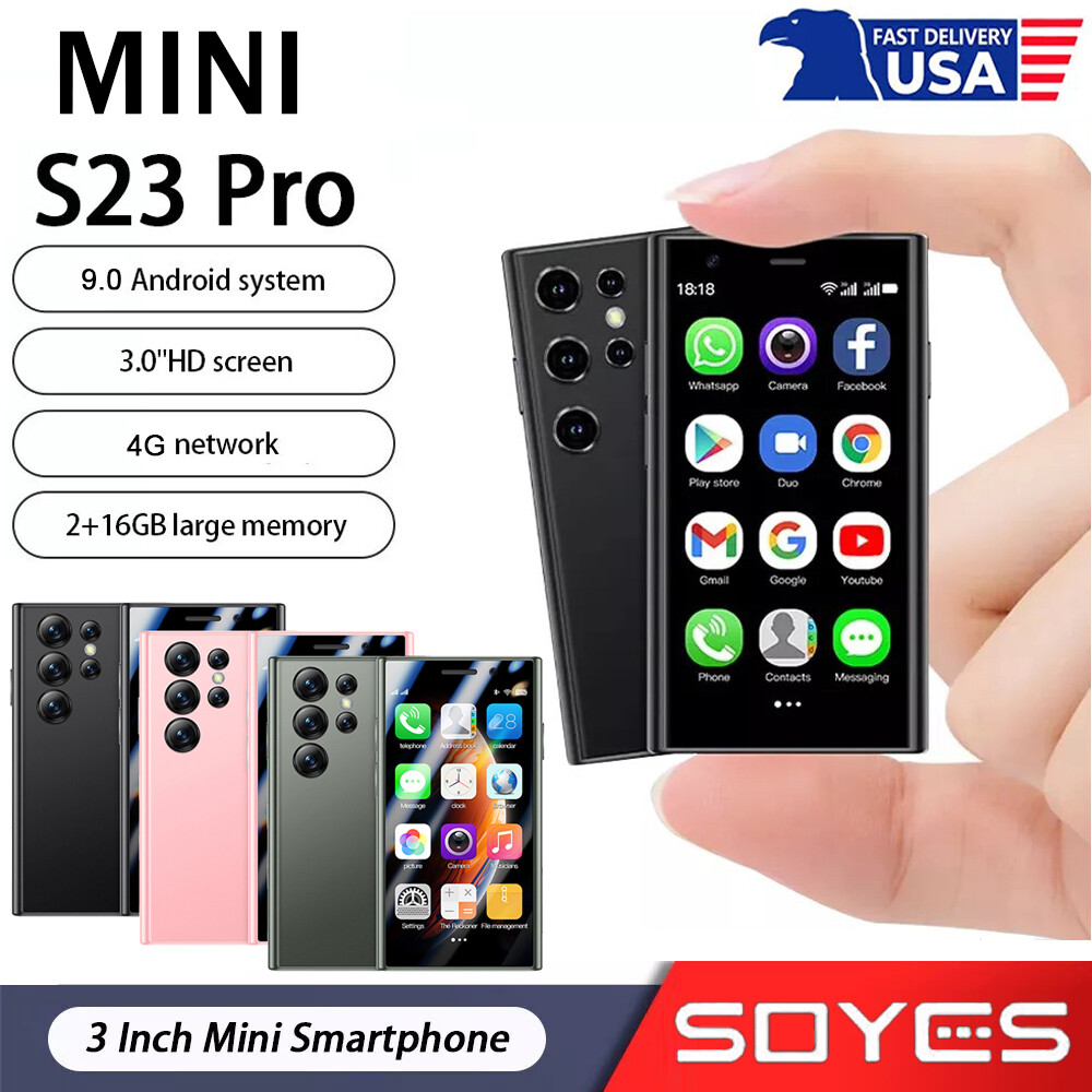 SOYES S23 Pro Unlocked Mini HD Smartphones 4G GSM 2GB +16GB Dual SIM Android 9.0