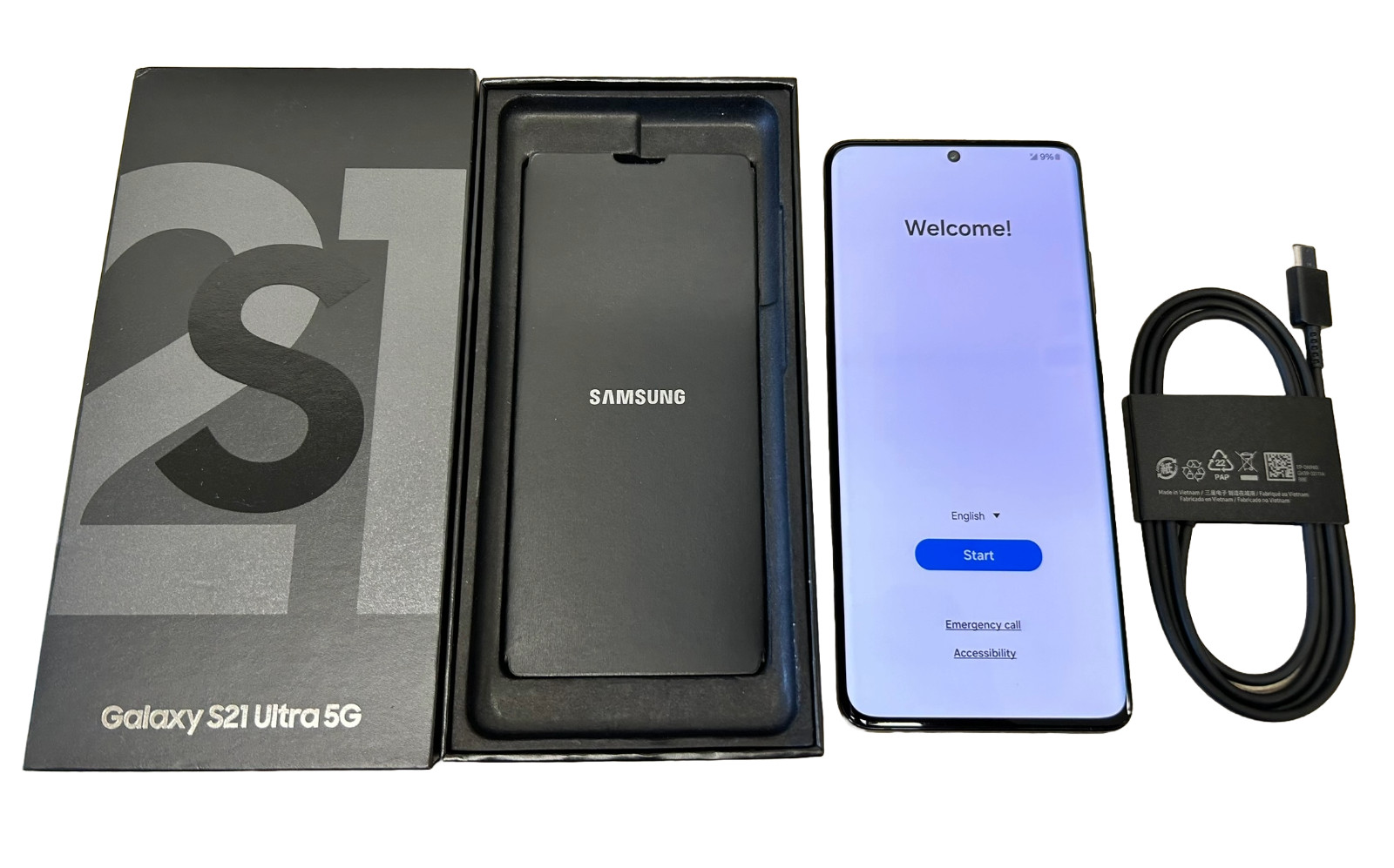 Samsung Galaxy S21 Ultra 5G SM-G998U Unlocked 256GB 128GB All Colors Excellent