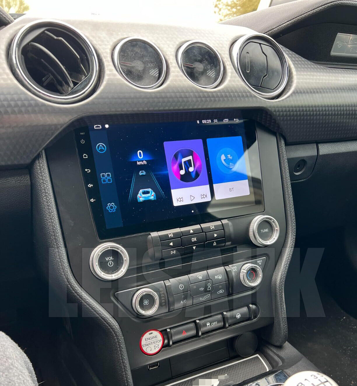 Android 13 Carplay For 2015-2021 Ford Mustang Car Radio Stereo GPS w/ Camera