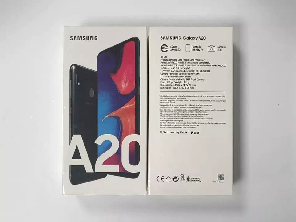 Samsung Galaxy A20 SM-A205U 32GB+ 3GB Black 6.4″ Unlocked Smartphone-New Sealed