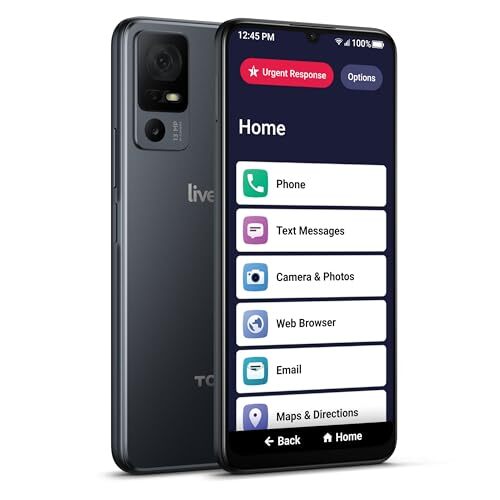 Lively Jitterbug Smart4 Smartphone for Seniors – Cell Phone for Seniors