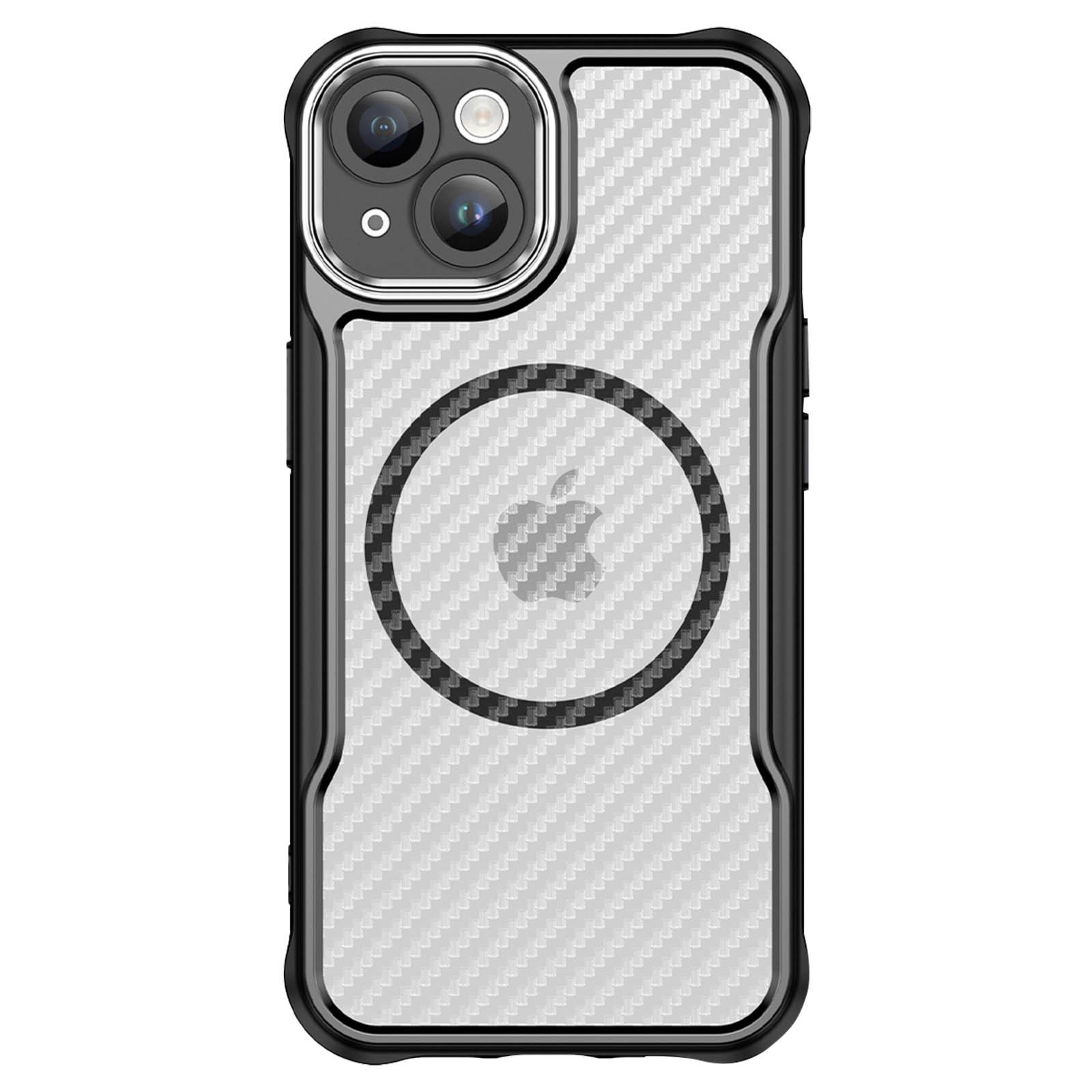Avizar Case for iPhone 13  Shockproof Reinforced Carbon Back