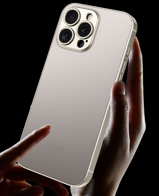 Glossy phone case frosted back cover For Apple iphone16 Pro Max series