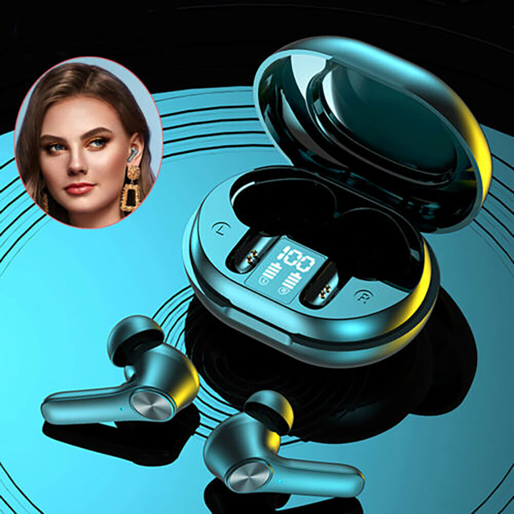 Wireless Bluetooth Earphones Mini In-Ear Earbuds Built-in Mic for Cell Phones