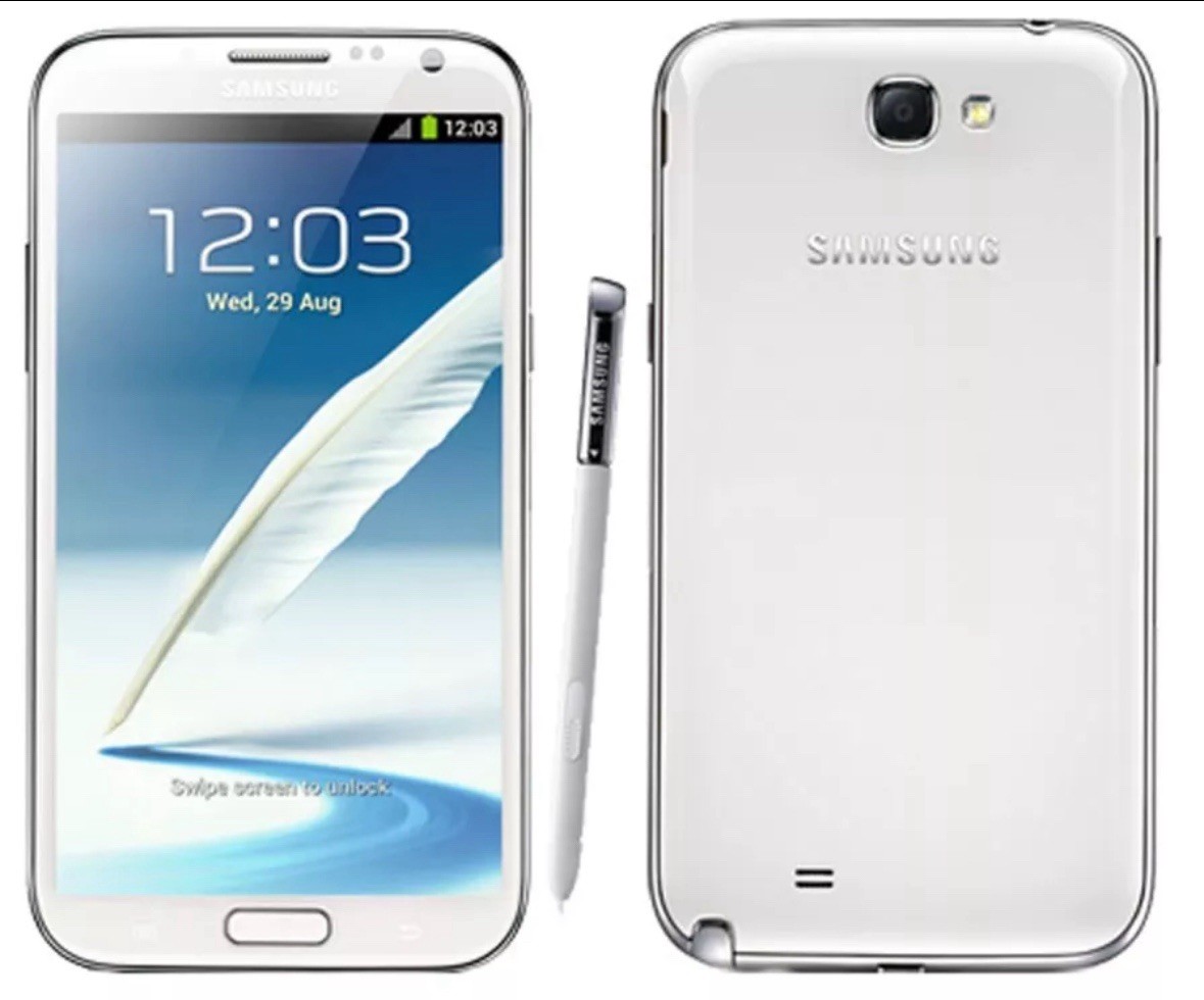 Original Unlocked Samsung Galaxy Note 2  N7105 16GB+2GB 8.0MP Mobile Phone White