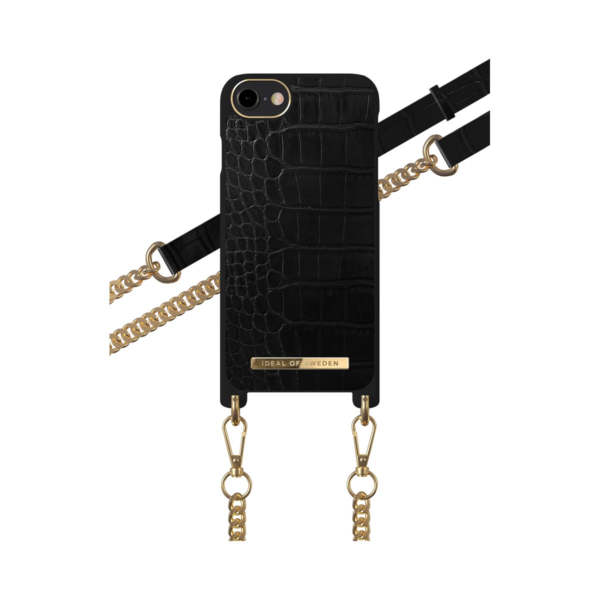 Case for iPhone 6/7/8/SE/SE22 Model Necklace Croco Pattern with Shoulder Strap