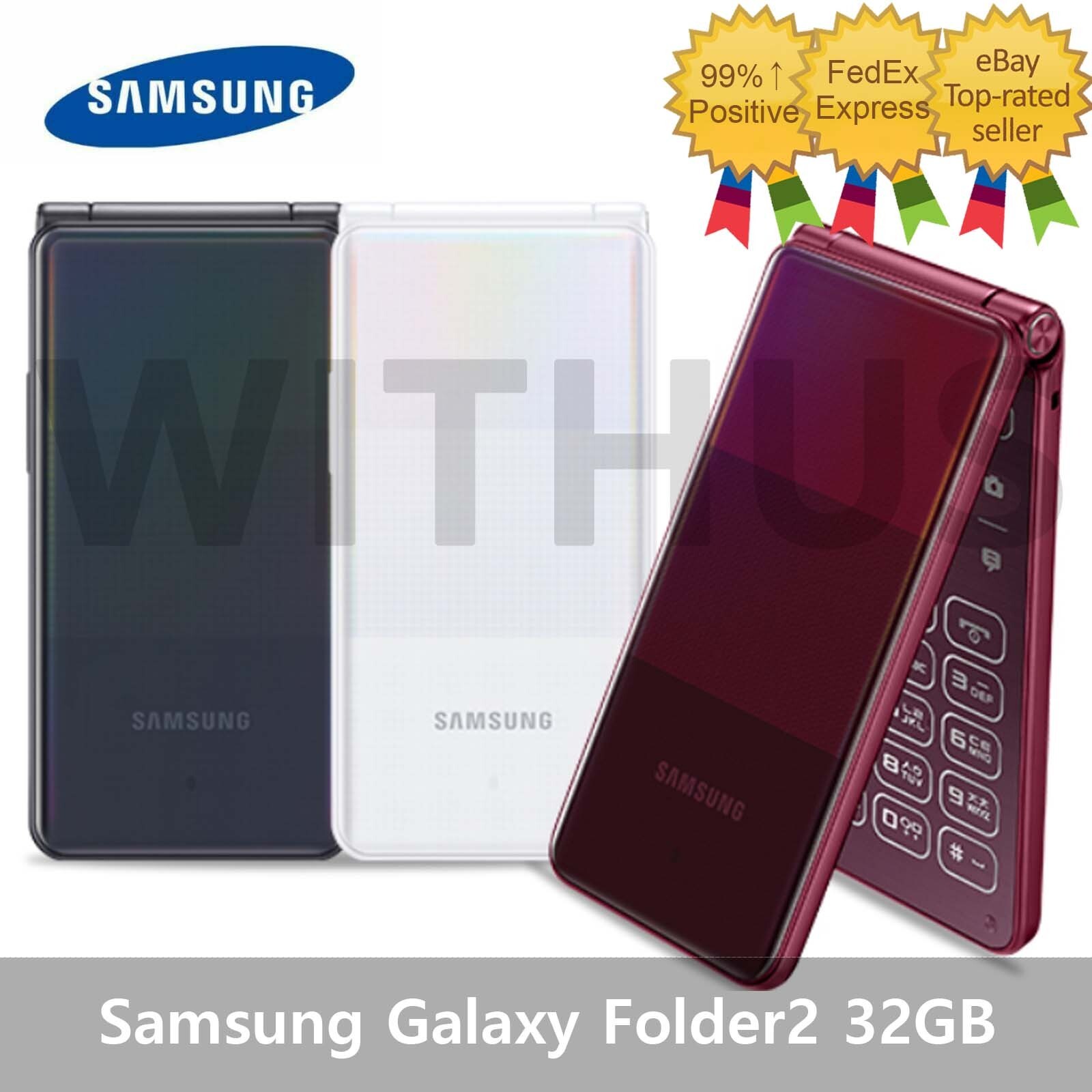 Samsung Galaxy Folder2 32G SM-G160N Unlocked LTE 2021.ver (Grey/White/Red)_