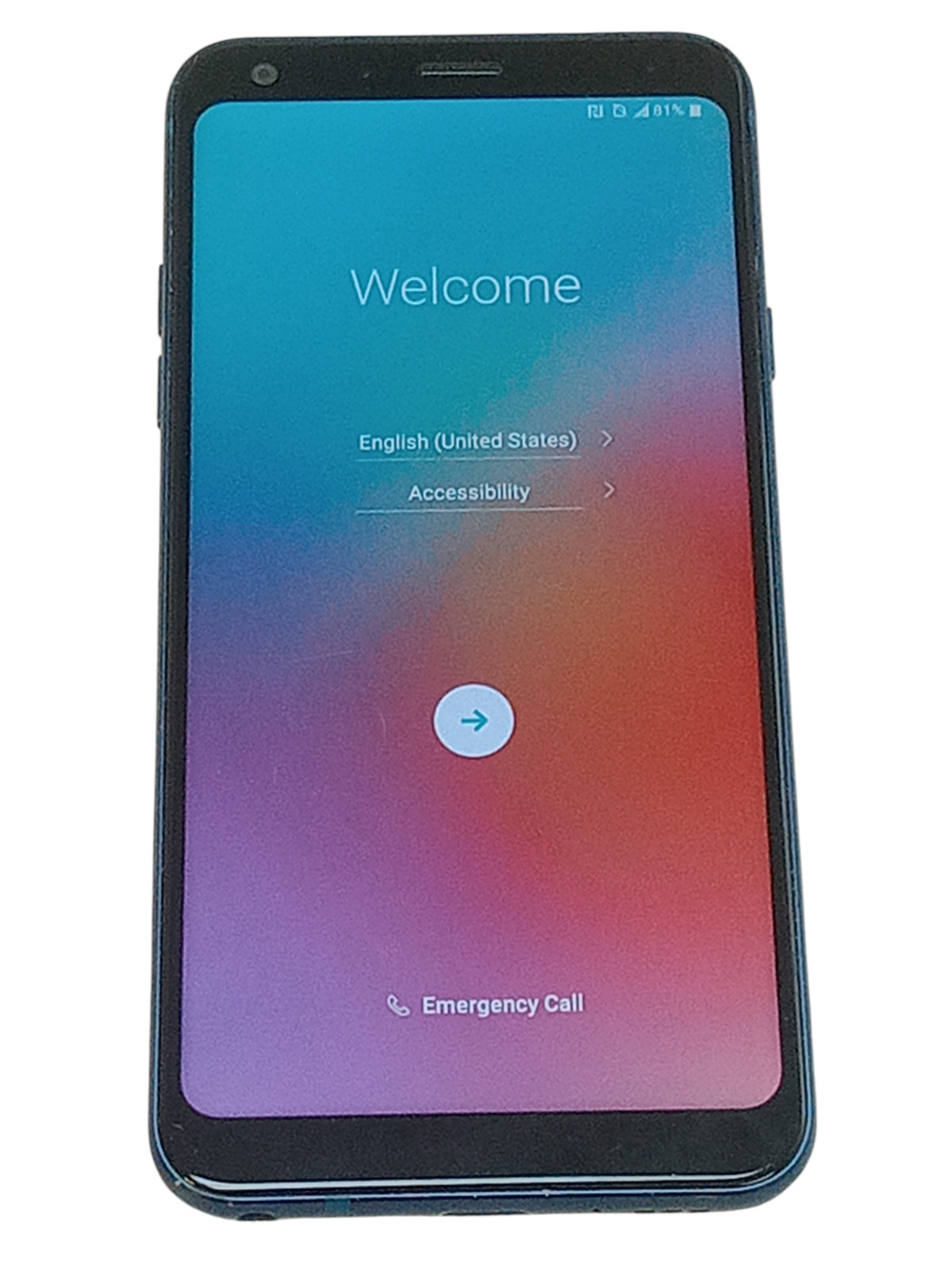 LM-Q610T LG Q7+ 64GB T-Mobile Moroccan Blue Android Reset Tested Works