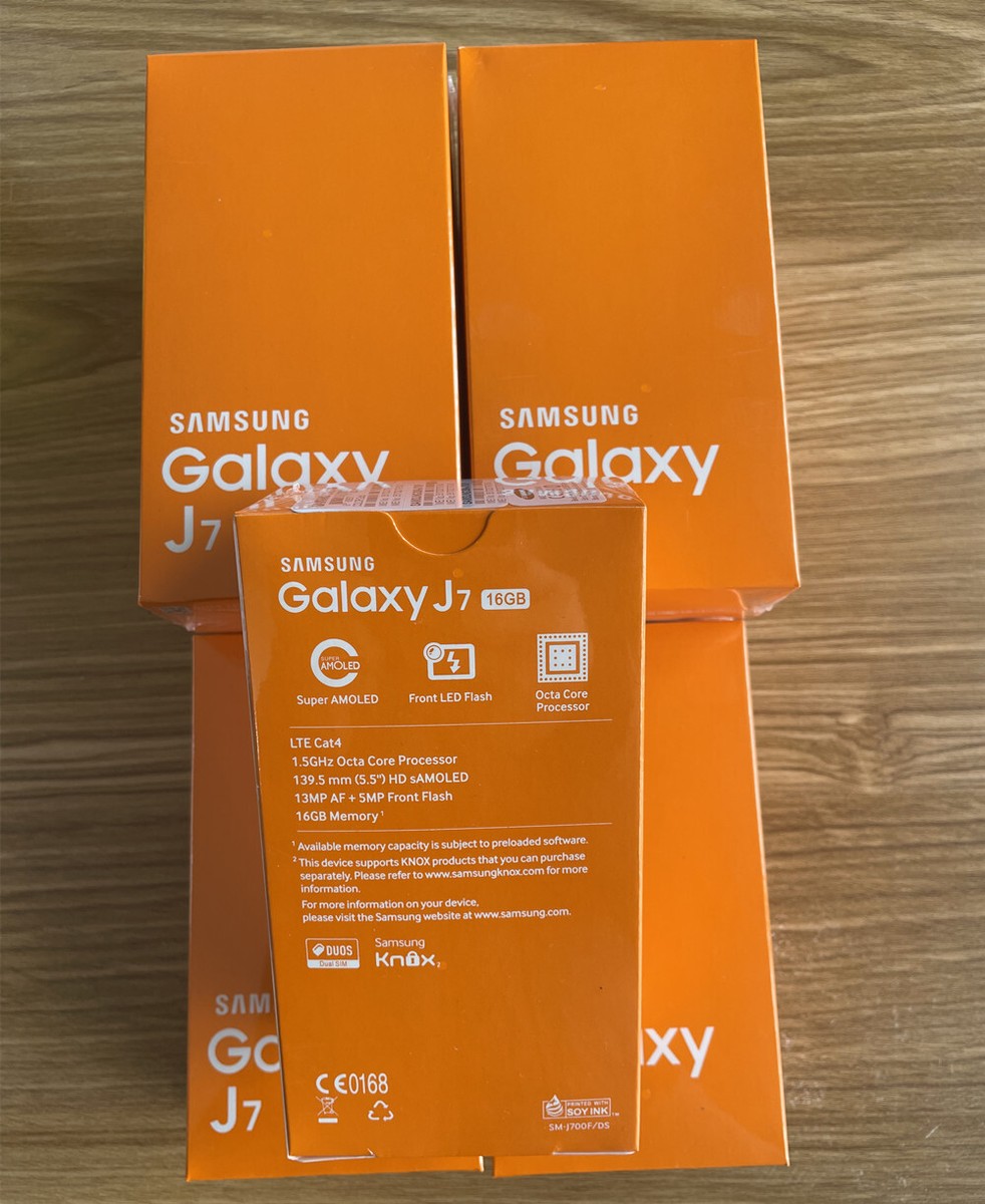 Samsung Galaxy J7 SM-J700F Dual SIM 16GB 5.5″ Unlocked Smartphone- New In Box