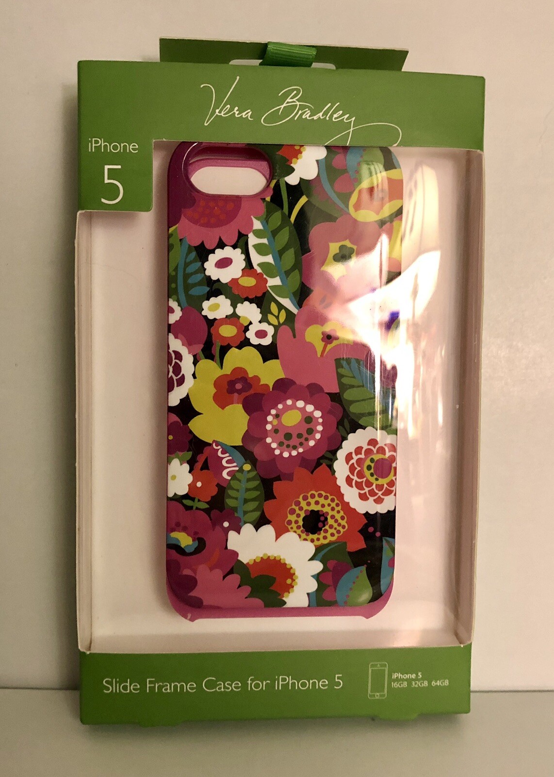 💰SALE!😱 VERA BRADLEY NEW IN BOX APPLE iPHONE CASE SLIDE ON IN “VAVA BLOOMS”🛍
