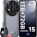 OUKITEL WP200 Pro Android 15 Rugged Cell Phone 72GB+1TB 5G Unlocked Smartphone