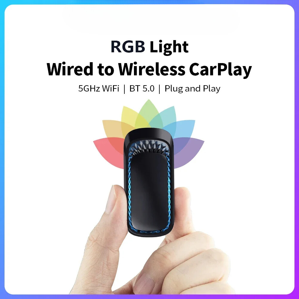 Wireless CarPlay Dongle Wireless Android Auto Adapters AI Smart Box Car Systems