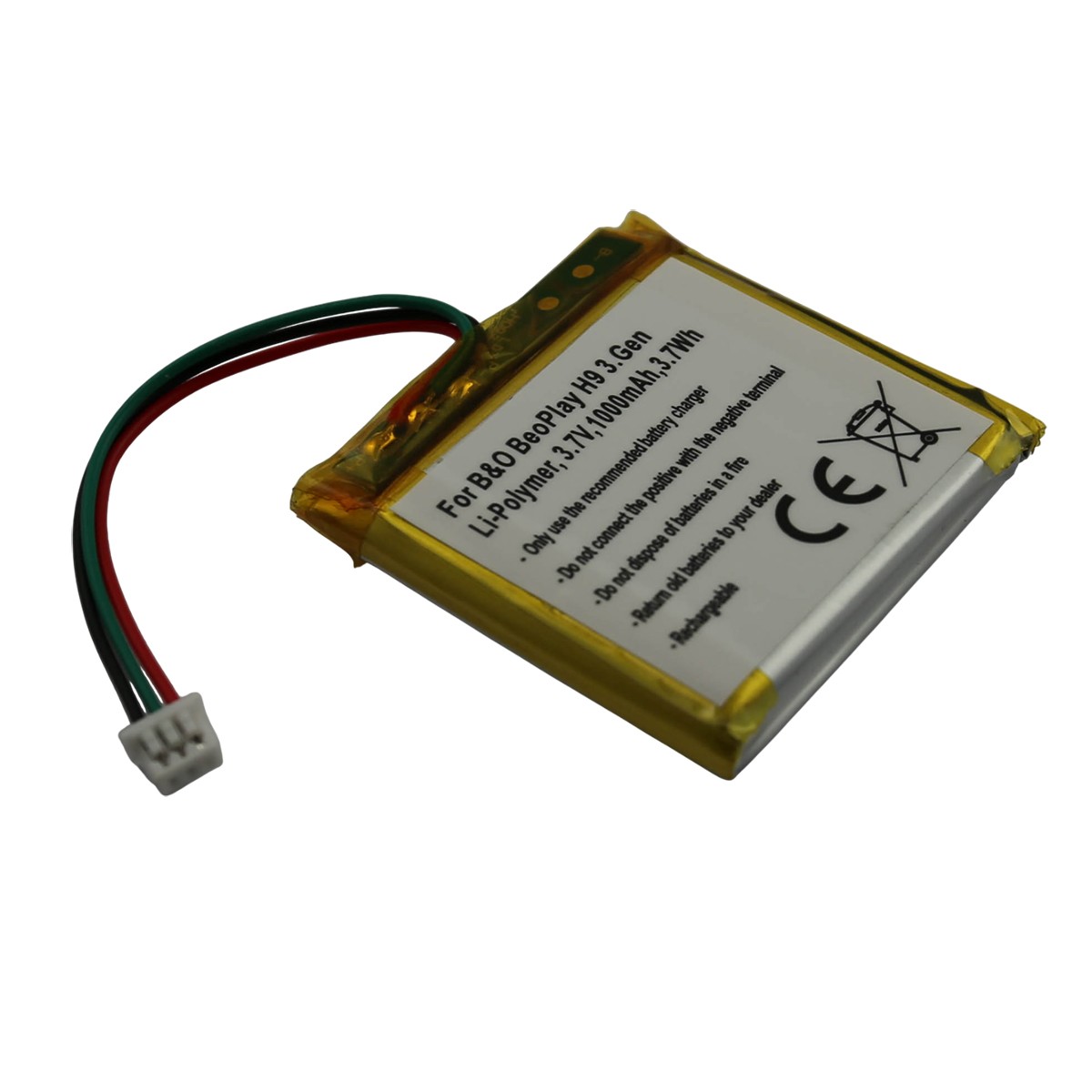 Compatible Battery Bang and Olufsen BeoPlay H9 Li-Polymer 3.7V 1000mAh 3.7Wh