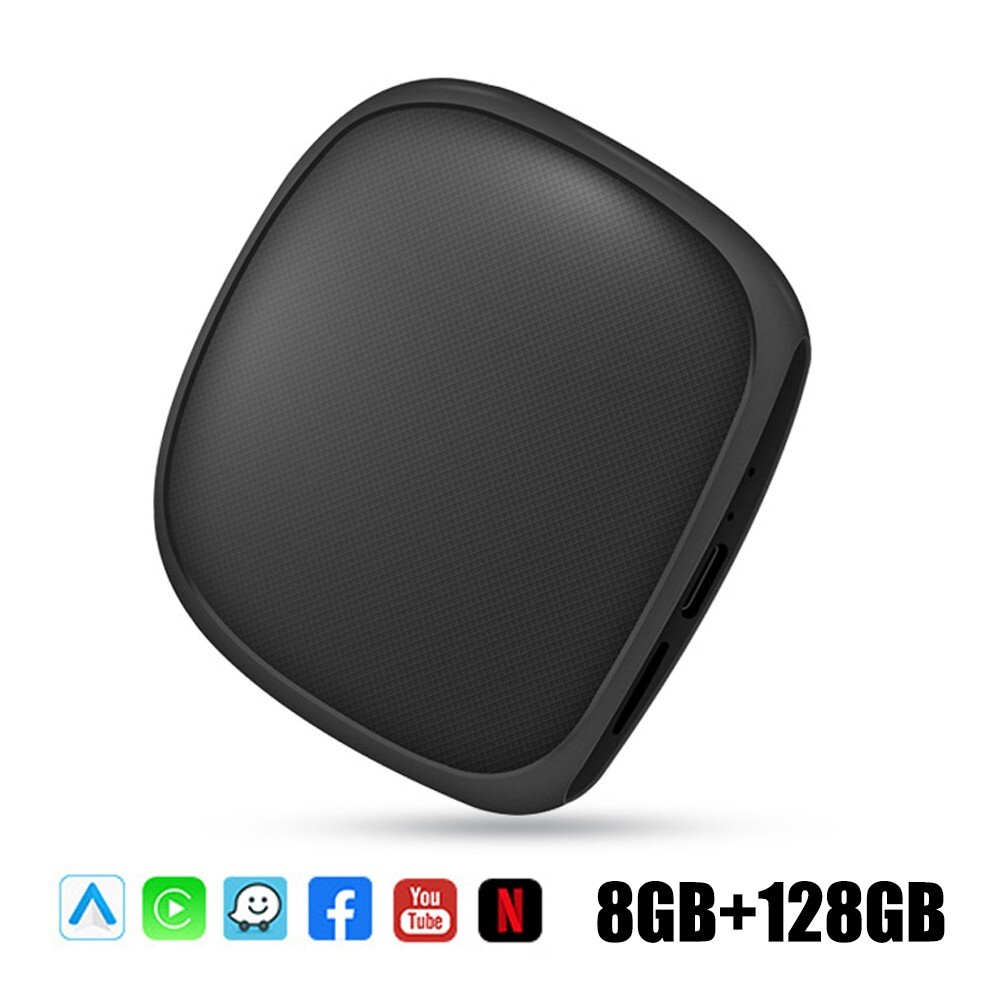Low Latency Wireless CarPlay & Android Auto AI Box Android 13 Multimedia Adapter